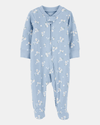 Pijama entero algodón diseño floral