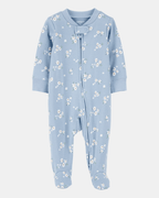 Pijama entero algodón diseño floral NB