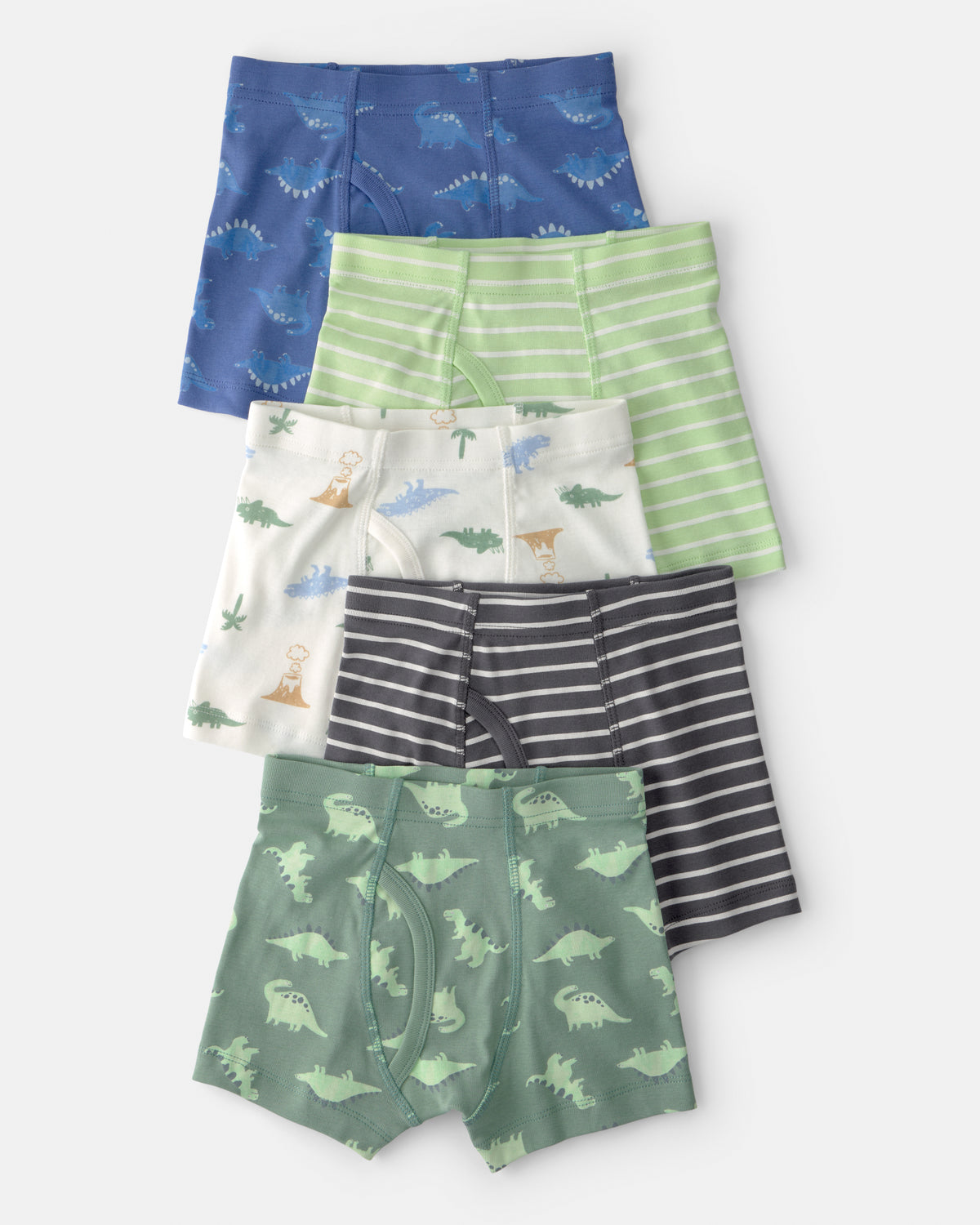 Pack 5 unidades de ropa interior, dinosaurios