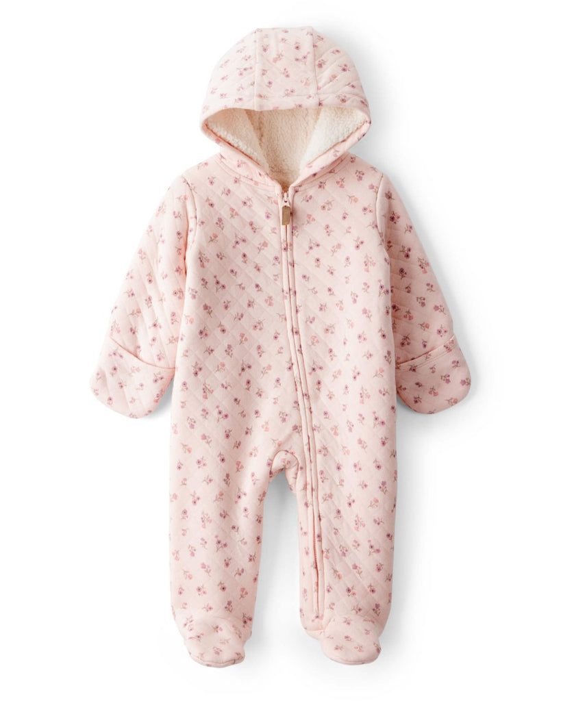 Astronauta abrigo para bebé con diseño floral con sherpa - Carter's