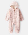 Padded pink astronaut in cotton