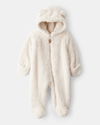 Cream-colored sherpa astronaut