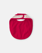 Babero «Baby's First Christmas», rojo y crema - Carter's