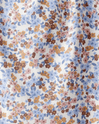 Body de manga larga con estampado floral en algodón suave - Carter's