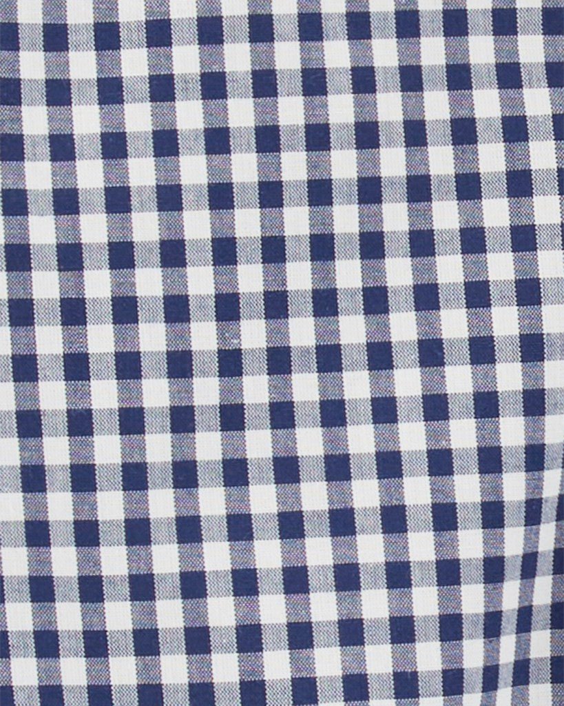Body de manga larga cuadros azul marino para bebé niño - Carter's