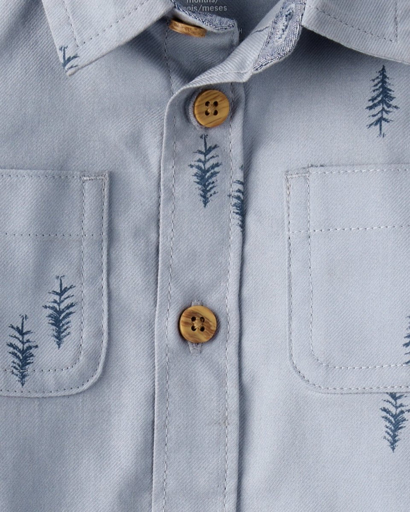 Body estampado azul para bebé niño - Carter's