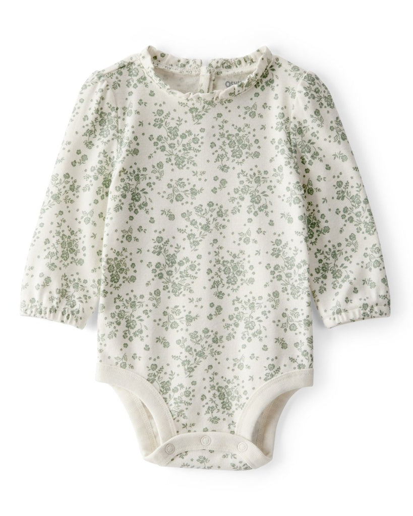 Body floral de manga larga para bebé niña - Carter's
