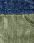Chaleco de pana verde sin mangas - Carter's