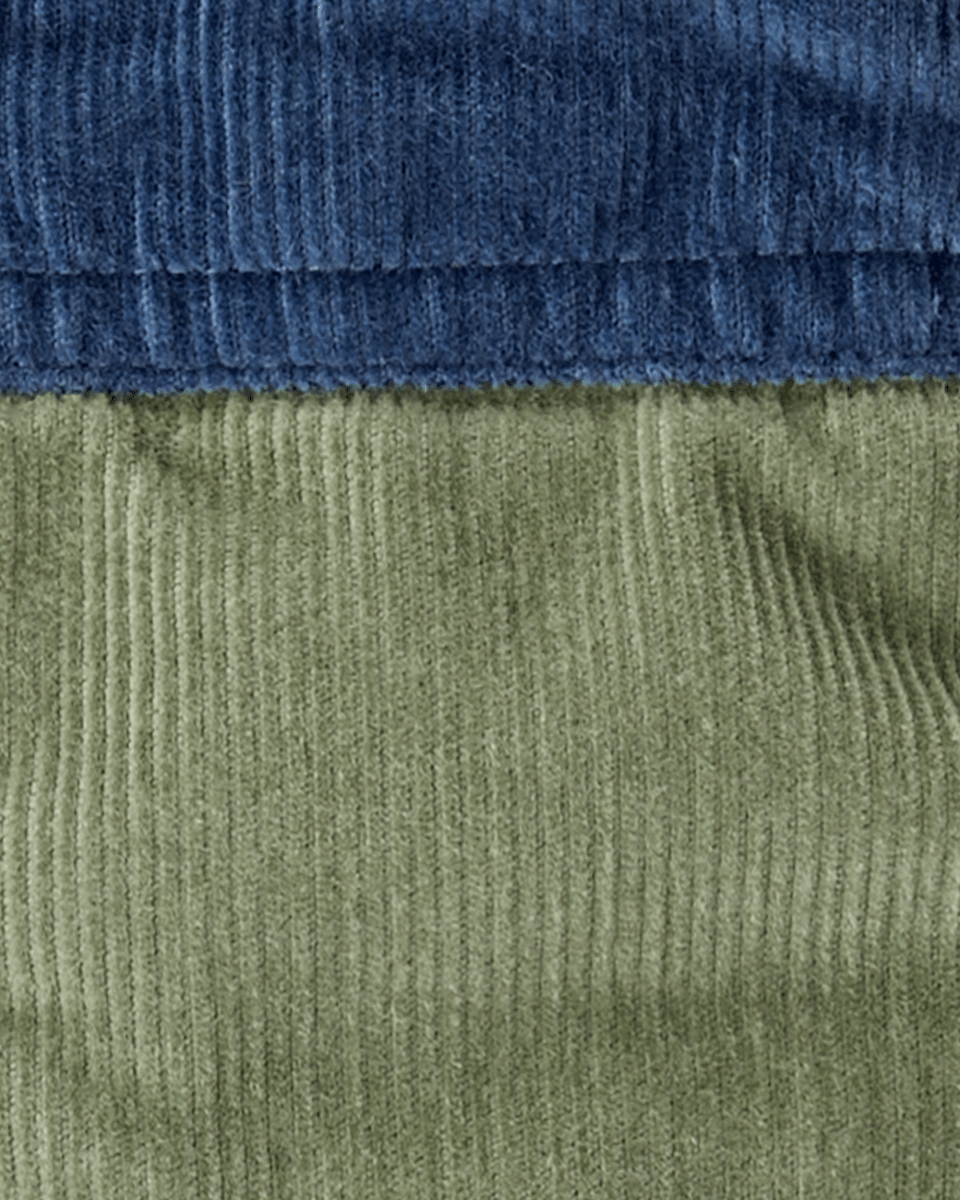 Chaleco de pana verde sin mangas - Carter's