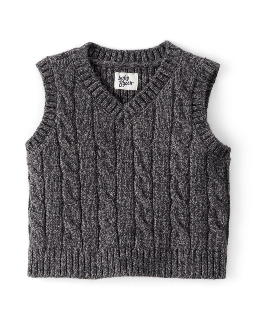 Chaleco de punto gris - Carter's