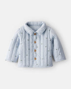 Chaqueta acolchada azul con lunares - Carter's