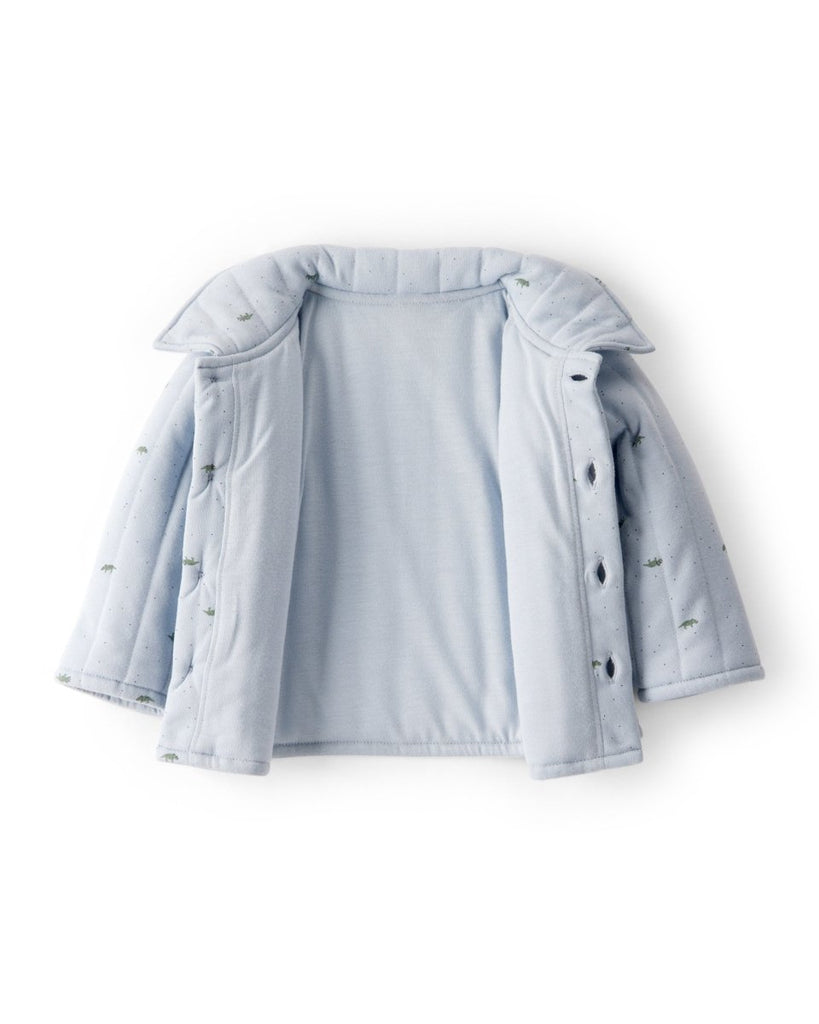 Chaqueta acolchada azul con lunares - Carter's