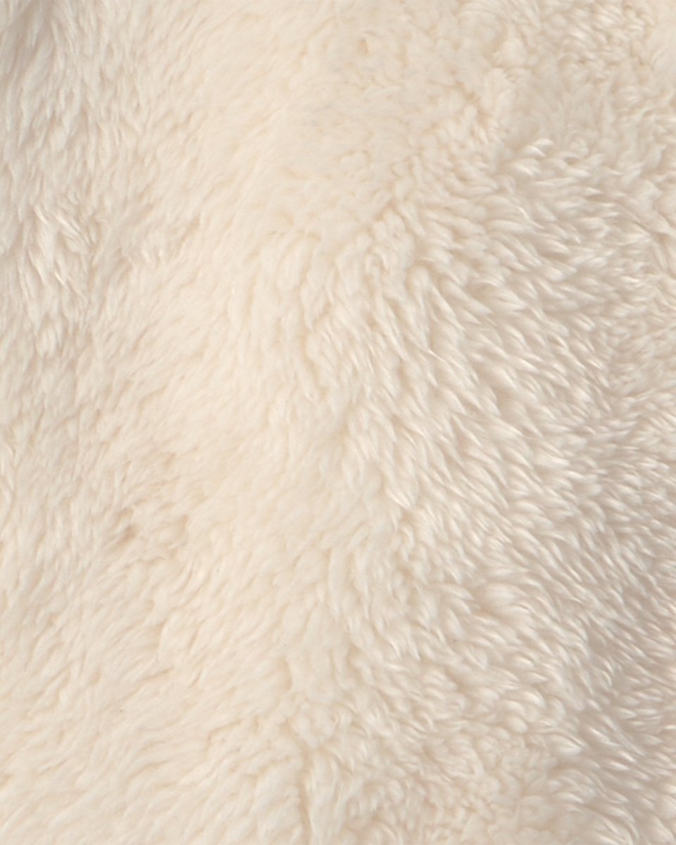Chaqueta de borreguito con capucha de oso, marfil - Carter's