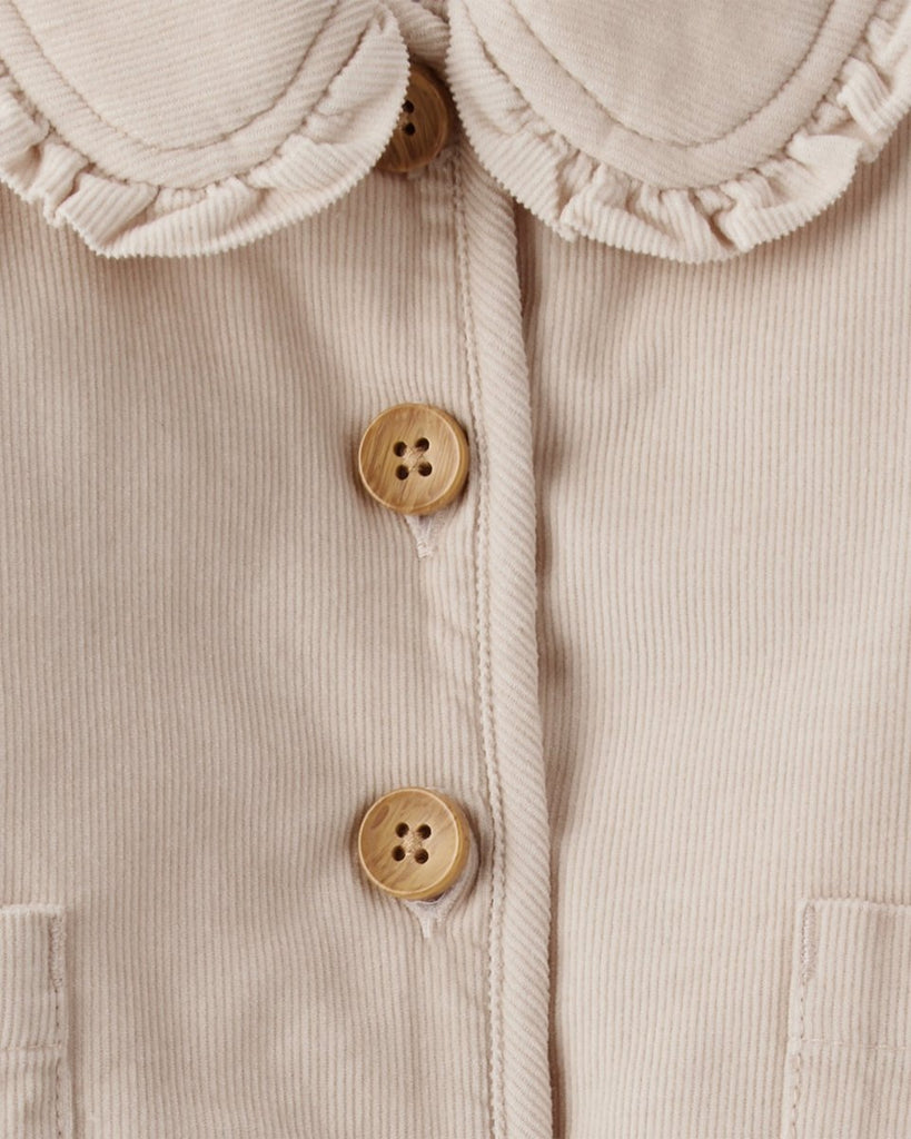 Chaqueta de pana marrón para bebé niña - Carter's