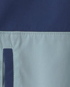 Chaqueta de popelín con cremallera y bloques de color, azul - Carter's