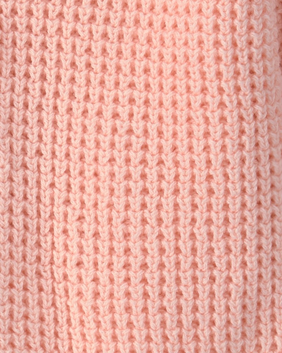 Chaqueta de punto con capucha y orejas de oso, naranja - Carter's