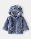 Blue sherpa jacket