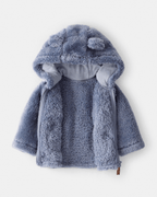 Chaqueta de sherpa azul - Carter's