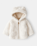 Chaqueta de sherpa blanco - Carter's