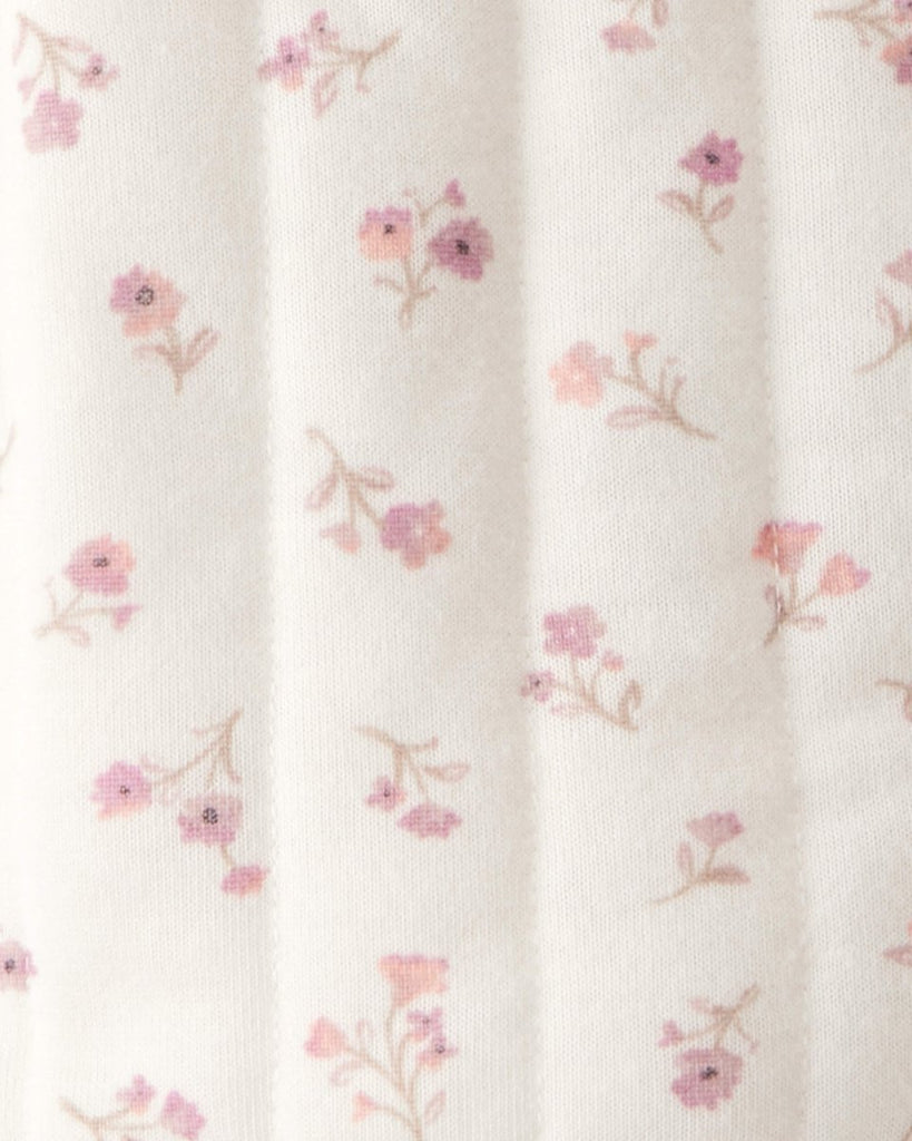 Chaqueta para bebé con diseño floral con sherpa - Carter's