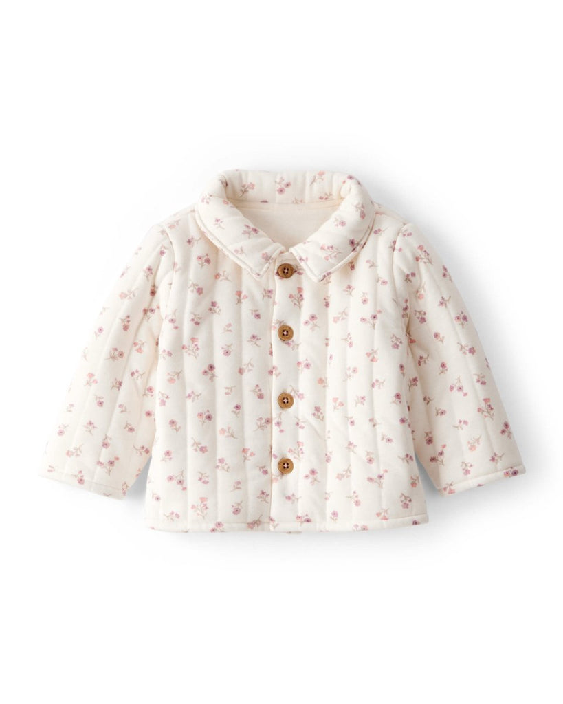 Chaqueta para bebé con diseño floral con sherpa - Carter's