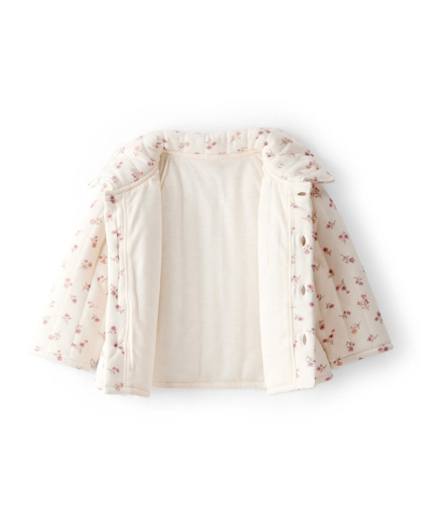 Chaqueta para bebé con diseño floral con sherpa - Carter's