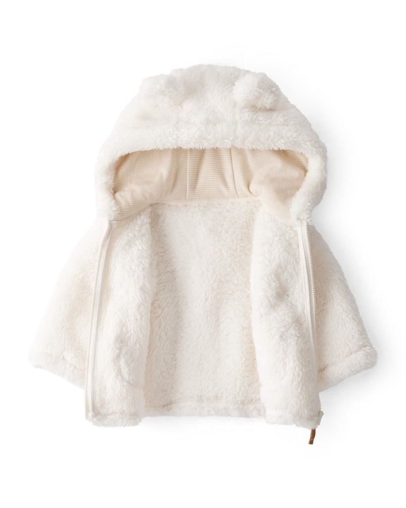 Chaqueta para bebé con diseño liso con sherpa - Carter's