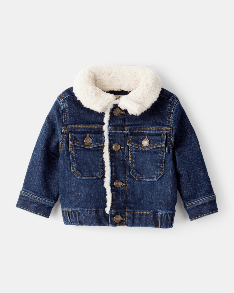 Chaqueta vaquera con forro sherpa para bebé - Carter's