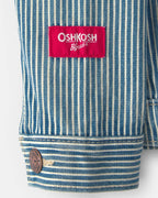 Chaqueta vaquera con rayas hickory, lavado claro - Carter's