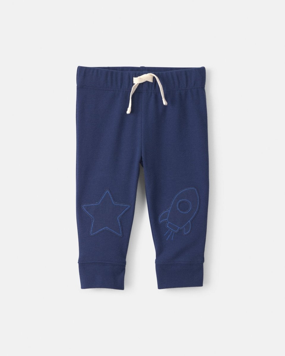 Conjunto 2 piezas, body espacial y pantalón azul marino - Carter's