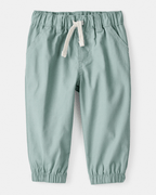 Conjunto 2 piezas camisa de cuadros con capucha y joggers - Carter's