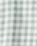 Conjunto 2 piezas camisa de cuadros y peto denim - Carter's