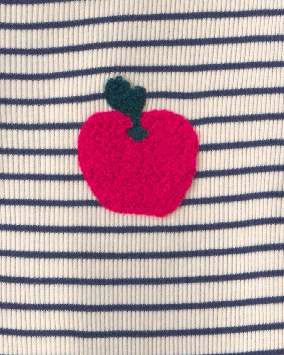 Conjunto 2 piezas, camiseta y pantalón ancho, manzanas - Carter's