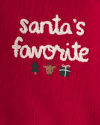Conjunto 2 piezas, camiseta y pantalón, «Santa's Favorite» - Carter's