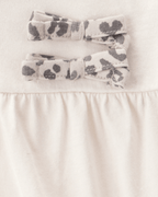 Conjunto 2 piezas con body de lazos y pantalón leopardo - Carter's