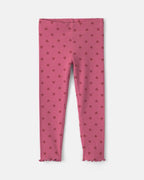 Conjunto 2 piezas de polar, camiseta y pantalón, corazones - Carter's