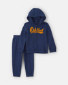 Conjunto 2 piezas de polar, sudadera y pantalón, marino