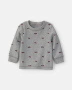 Conjunto 2 piezas, peto de pana burdeos y camiseta - Carter's