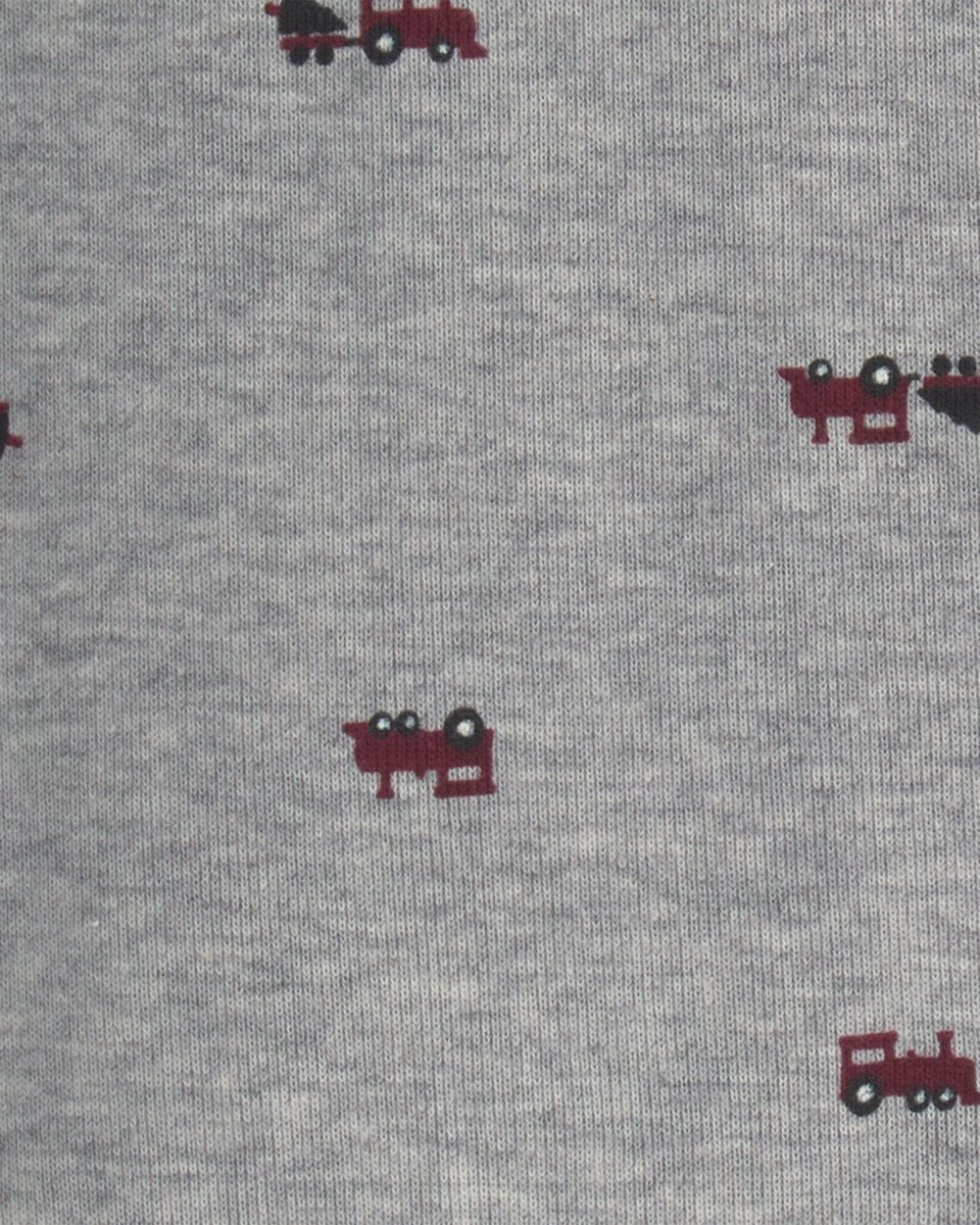 Conjunto 2 piezas, peto de pana burdeos y camiseta - Carter's