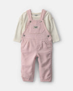 Conjunto 2 piezas, peto de rayas hickory y camiseta - Carter's