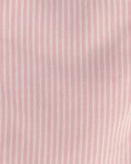 Conjunto 2 piezas, peto de rayas rosa y camiseta calada - Carter's
