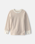 Conjunto 2 piezas, peto de sarga a rayas y camiseta, 2T-5T - Carter's