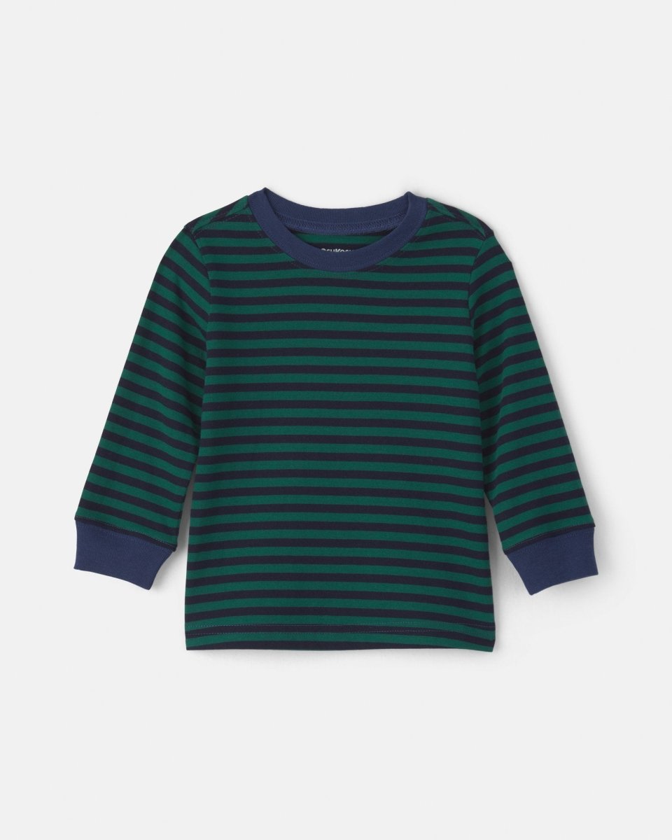 Conjunto 2 piezas, peto vaquero a rayas y camiseta - Carter's
