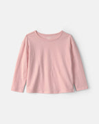 Conjunto 2 piezas, peto vaquero y camiseta, flores en rosa - Carter's