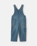 Conjunto 2 piezas, peto vaquero y camiseta gris - Carter's