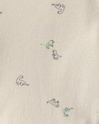 Conjunto 2 piezas, peto verde oliva, dinosaurios - Carter's
