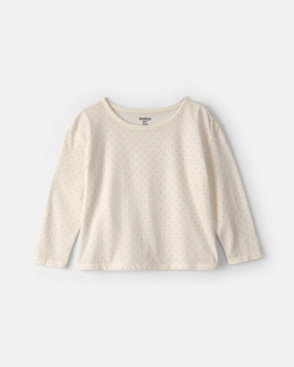 Conjunto 2 piezas, pichi de pana rosa y camiseta blanca - Carter's