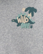 Conjunto 2 piezas, sudadera con capucha y pantalón, dinosaurio - Carter's