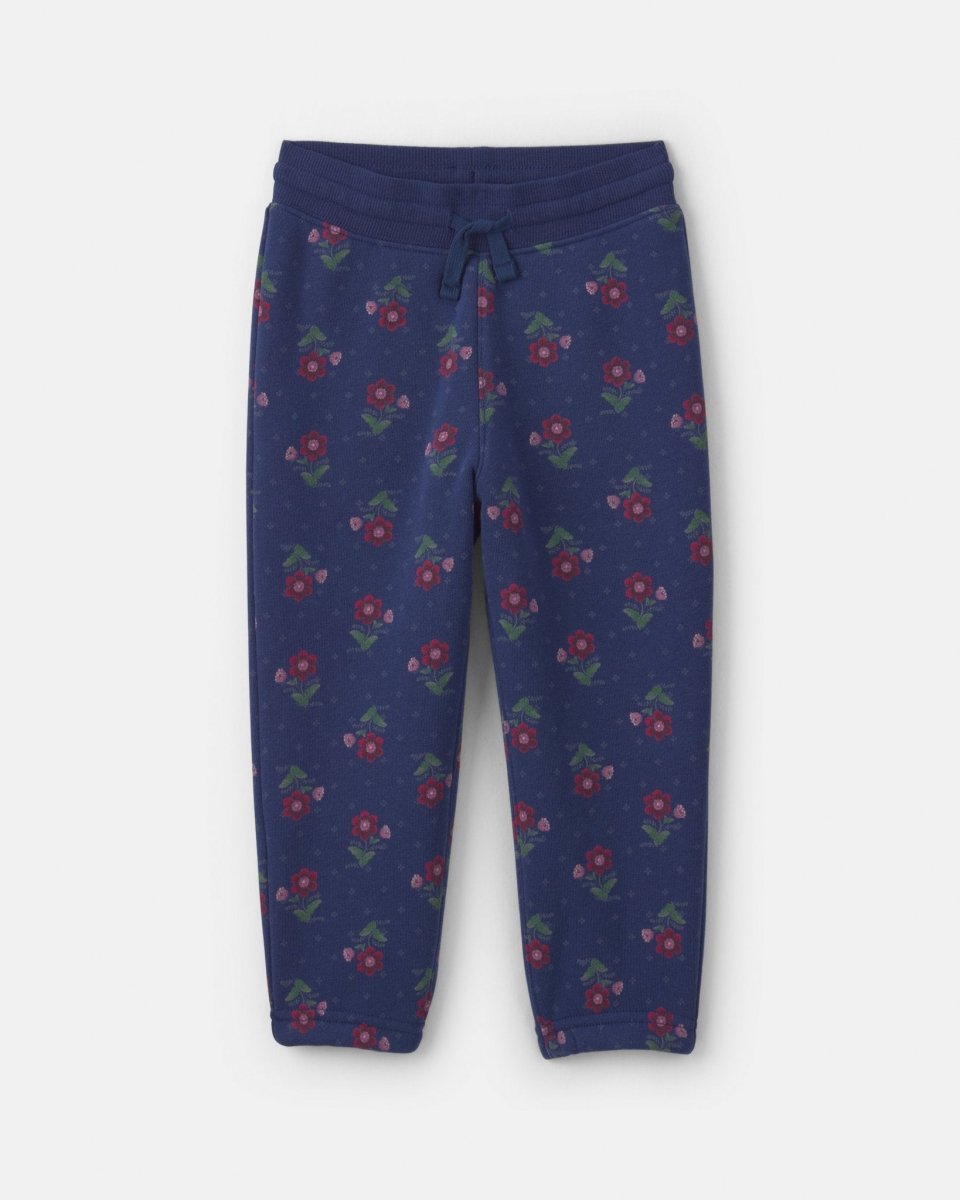 Conjunto 2 piezas, sudadera y pantalón floral, azul marino - Carter's