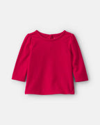 Conjunto 2 piezas, vestido peto de pana y camiseta, flores - Carter's
